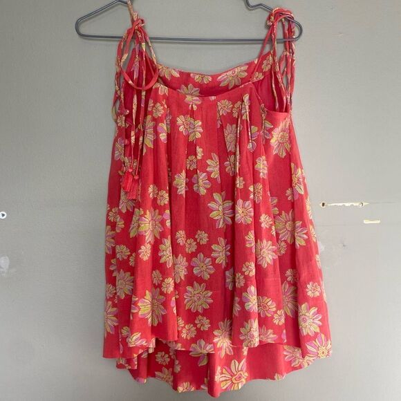 Free People NWT Hollyheck Combo Floral Indigo Molly Tunic Size XS - Picture 8 of 8